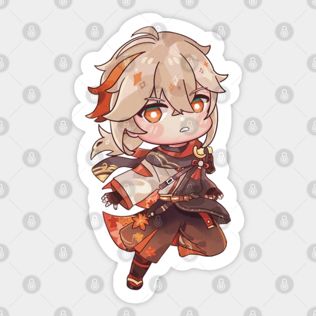 Genshin impact kazuha Sticker by naderu